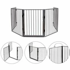 MUCOLA Grille De Protection De Cheminée Grille De Protection Escalier Bébé Enfant Animal 300cm Métal