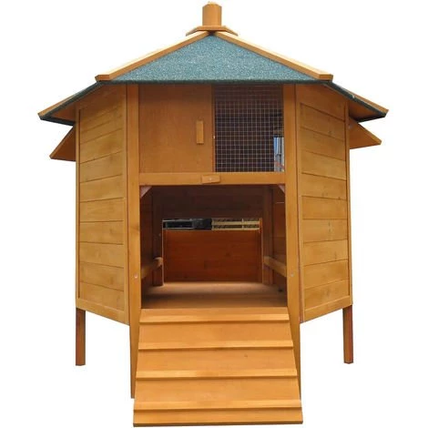 MUCOLA Poulailler Poulet Volailles Domestiques Volière XXL 6-coins Stylo Volaille – Image 4