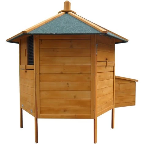 MUCOLA Poulailler Poulet Volailles Domestiques Volière XXL 6-coins Stylo Volaille – Image 5