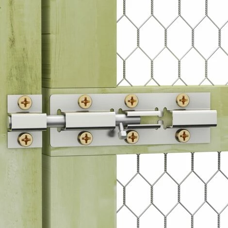 VidaXL Poulailler 1,5x3x1,5 M Pinède Imprégnée - Vert – Image 5