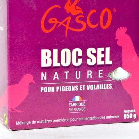 GASCO Bloc De Sel Nature, Pour Pigeons Et Volailles – Image 2