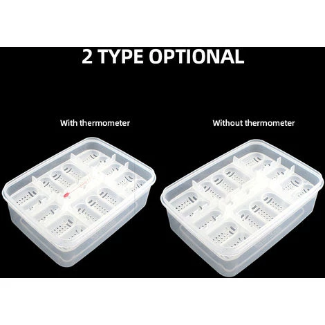 ASUPERMALL Boite D'Elevage De Reptiles, Avec Thermometre – Image 2