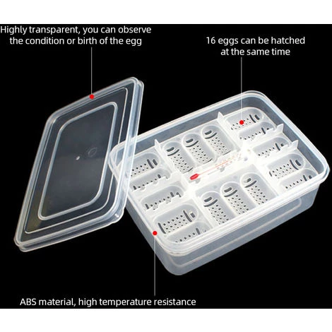 ASUPERMALL Boite D'Elevage De Reptiles, Avec Thermometre – Image 5