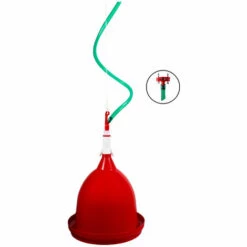 CHEMIN DES POULAILLERS Abreuvoir Automatique Suspendu Avec Tuyau 2m Et Collier De Piquage Pour Poules - River Systems