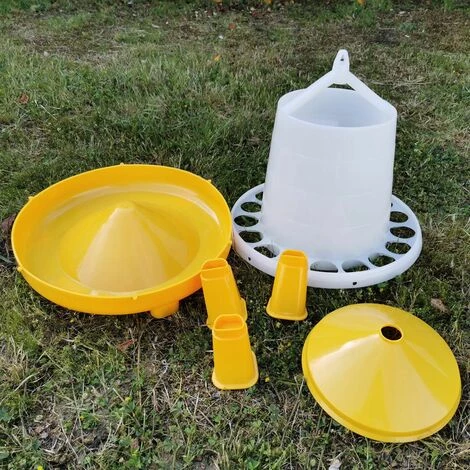 CHEMIN DES POULAILLERS Mangeoire Poule À Pieds En Bioplastique Végétal Eco 8kg – Image 3