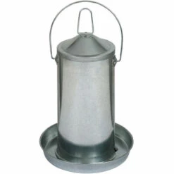 CHEMIN DES POULAILLERS Abreuvoir Poule En Acier Galvanisé Avec Anse 4l - Gaun