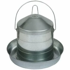 POULAILLER DIRECT Abreuvoir Poule En Acier Galvanisé Avec Anse 8l - Gaun