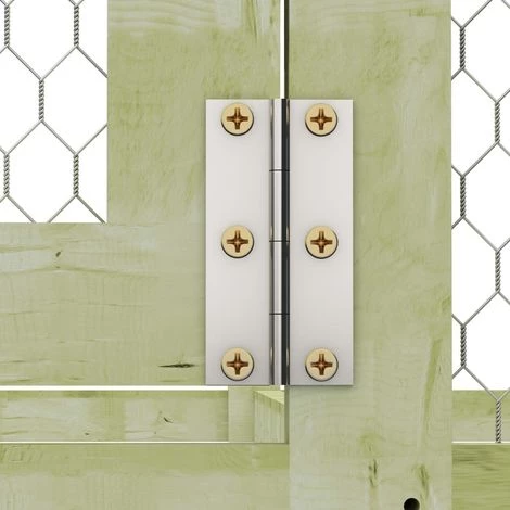 Topdeal Poulailler 1,5x1,5x1,5 M Pinède Imprégnée – Image 4