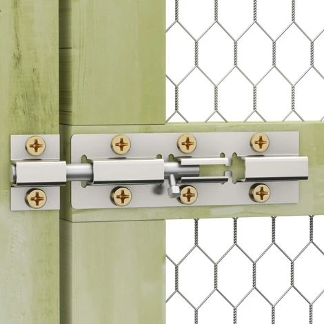 Topdeal Poulailler 1,5x1,5x1,5 M Pinède Imprégnée – Image 5