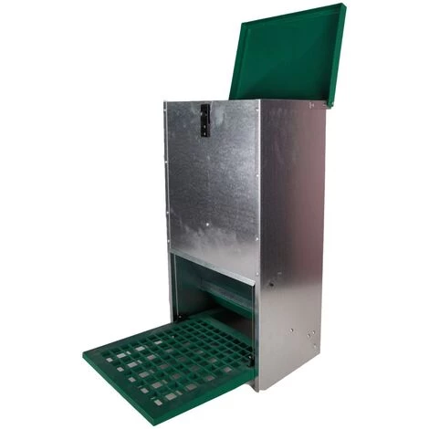 OLBA Mangeoire Anti-nuisible à Trémie, 20 Kg - Vert – Image 4