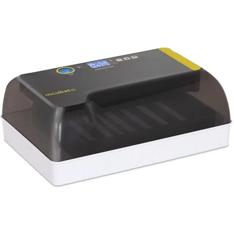 INCUBATO Couveuse Automatique Incubateur Appareil À Couver 12 Oeufs Volaille Éleveur LED - Noir