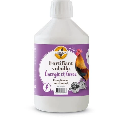 Aliment Diététique Complémentaire Fortifiant Volaille CHICK'A 500 ML