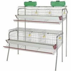SUINGA Batterie Pour 30 Poules Pondeuses Dans 6 Départements 155x110x150 Cm