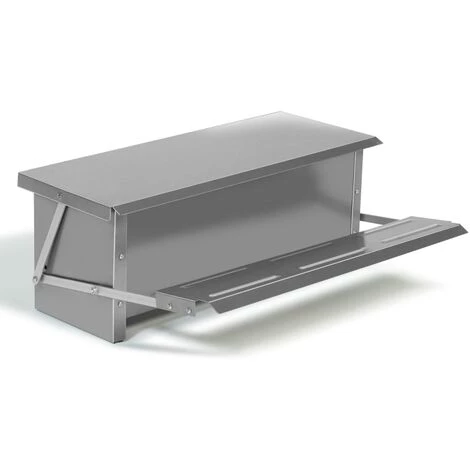 IDMARKET Mangeoire XXL Pour Poules Distributeur Automatique à Pédale En Acier 10 Kg – Image 3