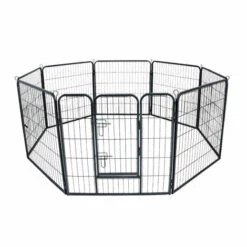 WILTEC Enclos Parc Extérieur Chien Et Chat Grillage Barrière Protection Animaux Domestiques L 210x100cm