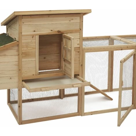 MADE4US Gertrude - Enclos Poulailler 4 Poules En Bois Avec 2 Pondoirs – Image 4