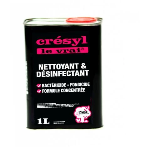 POULAILLER DIRECT Nettoyant Désinfectant Poulailler Crésyl Le Vrai Formule Concentrée Bidon De 1l