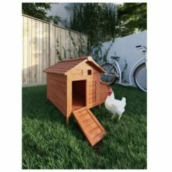 POILS & PLUMES BASSE-COUR POILS & PLUMES Poulailler Didier En Bois 2 Poules - 89x70x93 Cm