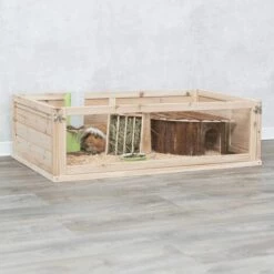 TRIXIE Piste Intérieure Pour Cochons D'Inde 100x60x30 Cm - Brun