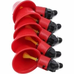 BETTERLIFE BETTE 5pcs Automatique Volaille Eau Tasses À Bol Bol En Plastique Poulet Poule Oiseau Auto Buveur Abreuvoir D'alimentation