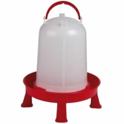 KERBL Abreuvoir En Plastique Avec Pied 5 Litres Rose - Rose