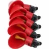 TRIOMPHE TRIOM 5pcs Automatique Volaille Eau Tasses À Bol Bol En Plastique Poulet Poule Oiseau Auto Buveur Abreuvoir D'alimentation