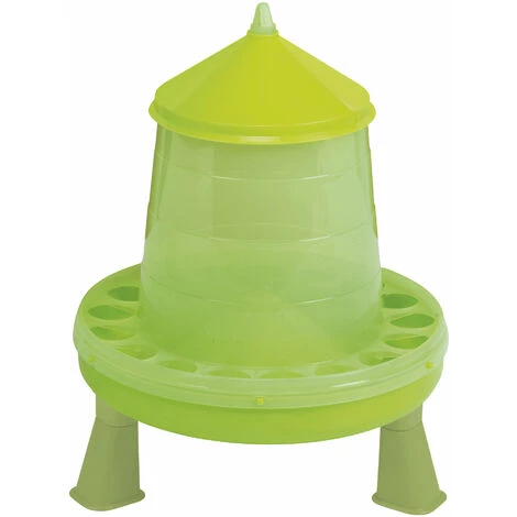 Kerbl Nourrisseur Automatique Avec Pieds DÕappui, CapacitŽ 4,8 L, Pour Volailles ŽlevŽes En Plein Air