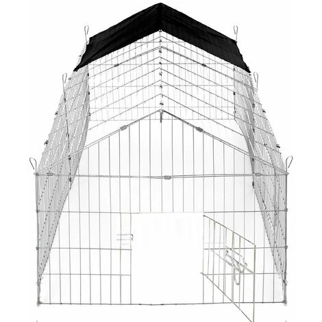 MUCOLA Enceinte D'extérieur Avec Parasol Enceinte Pour Animaux Enceinte D'extérieur Enceinte D'extérieur Cage Pour Lapins Enceinte Pour Clapier à Lapins