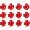 Tétine à Eau De Volaille, Abreuvoir Automatique Pour Tétine De Poulet Avec Montage Latéral Horizontal Fontainebleau 12Pcs Rouge