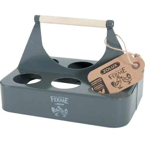 Porte Oeuf Metal Ardoise - Zolux