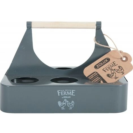 Porte Oeuf Metal Ardoise - Zolux – Image 3