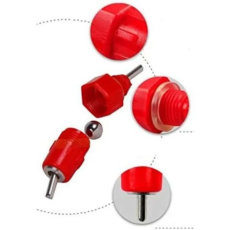 VERSAILLESFR 2 Pcs Eau Tetine Poulet Alimentateur Fournitures De Volaille Poule Vis Dans Le Style -Versailles – Image 3