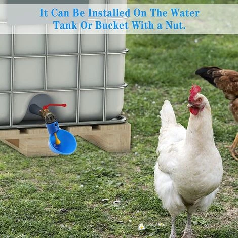 VERSAILLESFR Volaille Tasse à Boire Automatique En Plastique Distributeur D'Eau De Poulet,Abreuvoir Pour Poules Poulailler Volaille Oiseau Coupes Buveur -Versailles – Image 3