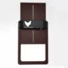 ZHUOXUAN Automatic Chicken Coop Door,Light Sensing, Evening And Morning Delayed Opening Timer（brun）