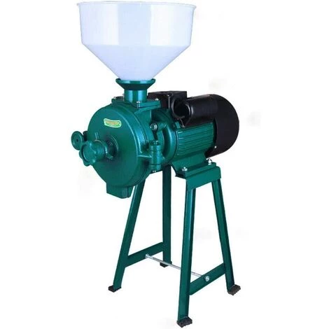 GOJOY Broyeur à Céréales électrique 1500 W 220 V, Moulin D'alimentation électrique Broyeur à Céréales Sèches Fraiseuse à Riz à Grain De Maïs 1400r / Min