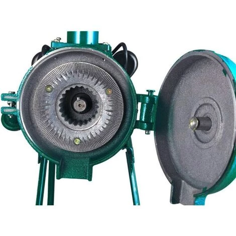 GOJOY Broyeur à Céréales électrique 1500 W 220 V, Moulin D'alimentation électrique Broyeur à Céréales Sèches Fraiseuse à Riz à Grain De Maïs 1400r / Min – Image 3