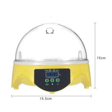 Mini Incubateur D'Oeufs En 15.5x 15.5 X15cm FUIENKO – Image 4
