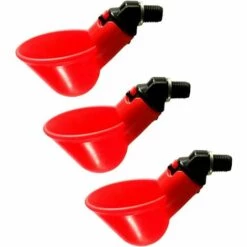 TINOR Lot De 3 abreuvoirs Automatiques Pour Poussins, Cailles, Canards Et Autres Volailles
