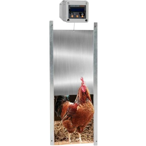 IDMARKET Portier Automatique Pour Porte De Poulailler Programmable Heure Luminosité – Image 2