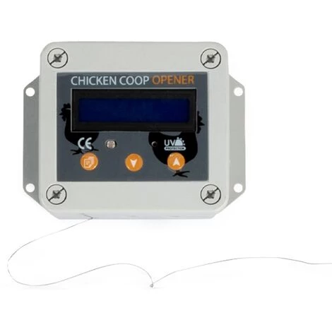 IDMARKET Portier Automatique Pour Porte De Poulailler Programmable Heure Luminosité – Image 3