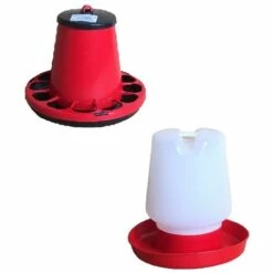 ARTEMA Pack Comeder 1.5 Kg + Buveur 1 L Pour Poulets Et Volailles