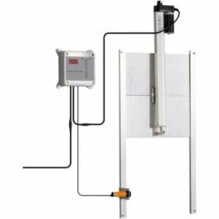 PawHut Porte Automatique Pour Poulailler - Minuterie, Capteur De Luminosité, 2 Télécommandes, Kit Installation Inclus - Alu. ABS Gris - Gris