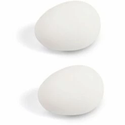 CYCLINGCOLORS 2x œuf De Poule Factice En Argile Identique Et Taille Réelle Poulailler Ponte Faux œufs