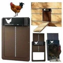 Fei Yu 2022nouveau Ouvre-porte Automatique De Poulailler Détection De Lumière Chicken Coop Minuterie De Porte Contrôle Coop Porte Multimode Porte Automatique De Poulet