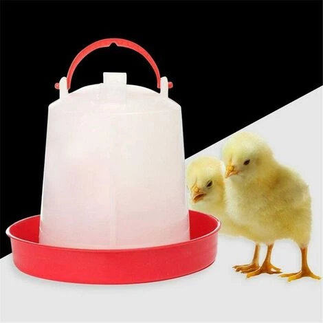 EINEMGELD Abreuvoir à Poulet En Plastique Abreuvoir Mangeoire Avec Manipulez Les Outils D'alimentation En Eau Pour Poule Poule Caille Bantam 1kg – Image 3