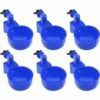 REGALOS Lot De 6 Abreuvoirs Automatiques 3/8", Abreuvoirs Automatiques Pour Poulet, Abreuvoirs Poulet Canard Dinde (bleu)