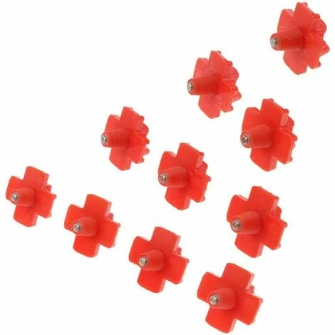 GroupM 3*3CM En Vrac Emballage 12 Pièces Poussin Buse à Boire Colonne En Acier Fontaine à Boire – Image 5