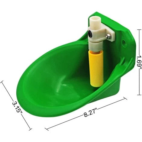 EAUDACè Mouton Automatique Bol D'eau De Chèvre Flotteur Mangeoires Potables Abreuvoir Abreuvoir Bovins Veau Truie Chien Cochon Porcelets Système De Patinage, – Image 3