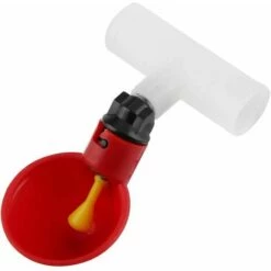 NAXUNNN 5 Pièces Tasses à Boire De L'eau De Volaille Mangeoire à Oiseaux Abreuvoir Automatique En Plastique Pour Le Bétail Poulet Poule Poulailler Poulailler Arc D'alimentation