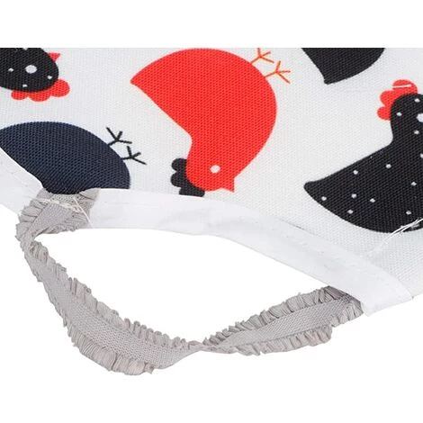 REGALI Selle De Poulet, 2 Pièces De Selle De Poulet Tablier De Poule Ailes Protecteur De Plumes Protection élastique Fournitures De Volaille Pour Animaux De Compagnie (8,7 X 6,7 Pouces) – Image 4